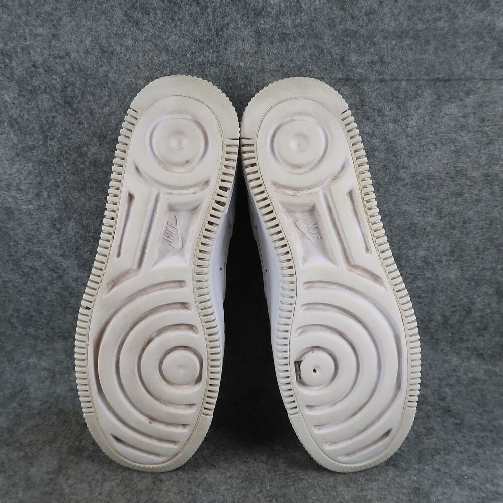 Nike Shoes Womens 8.5 Air Force 1 Sage Low Triple White Casual Sneaker Platform - Picture 14 of 15